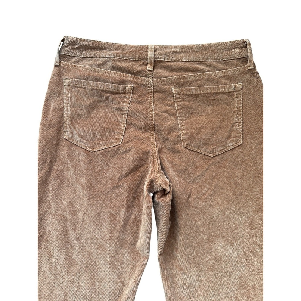 Bandolino Mandie Corduroy Pants Women 8 Brown Excellent Straight Leg Stretch - Picture 4 of 8